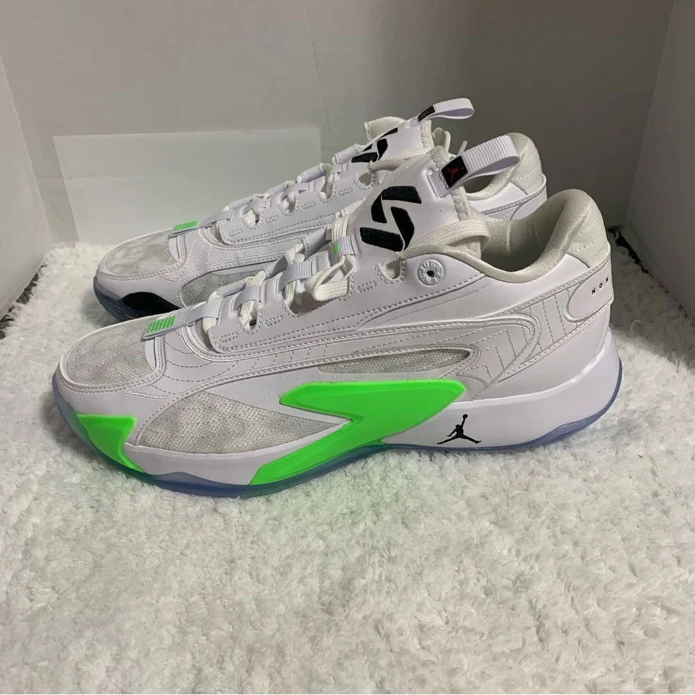 NIKE AIR JORDAN LUKA 2‎ TRICK SHOT MEN'S SHOES WHITE GREEN DX8733-103 size 12